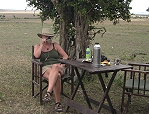 Kiwara privat Safari, Lunch im Bush; Masai Mara